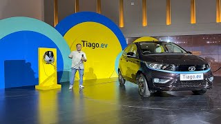 Tata Tiago EV launched at Rs. 8.49 lakh | Walk around video | Exterior & Interior