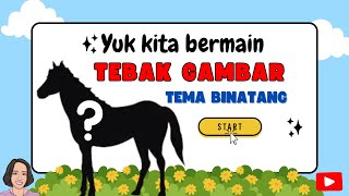 TEBAK GAMBAR BAYANGAN | TEMA BINATANG #bermainsambilbelajar #belajarmelaluibermain #tebakgambar