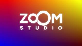 Zoom Studio Logo with animation of particles UHD