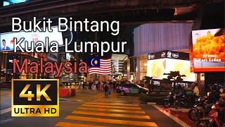 Bukit Bintang at Night | Kuala Lumpur | 4K