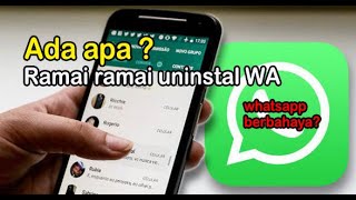 Whatsapp berbahaya? ketentuan baru whatsapp