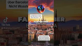 Barcelona hat mehr zu bieten als nur Strände und Fußball! 🌞⚽#fakten #barcelona #short