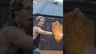 defense from pineapples #diy #ad #hacks #cooking #lifehack #funny #shorts #reaction #experiment