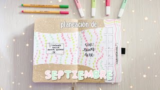 Planeación de septiembre 🤩🌿!!