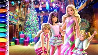 Barbie Chelsea and Her Sisters Coloring Page How to Paint learning for Children