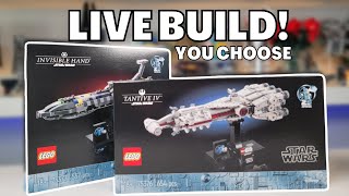 LEGO Star Wars Starship Collection Live Build!