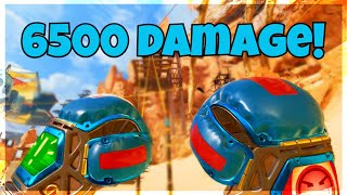 6500+ DAMAGE!!!! 19 KILLS SOLO TRIOS PATHFINDER GAMEPLAY APEX LEGENDS