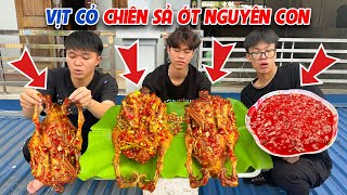 Hữu Bộ | Vịt Cỏ Chiên Xả Ớt Nguyên Con Siêu Cay Và Món Tiết Canh Vịt