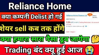 rhfl share news today | reliance home finance share latest news | reliance home finance latest news