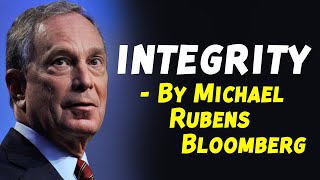 5 most valuable principles you should follow when you pursue your career. By Michael R. Bloomberg