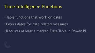 37. Overview of Time Intelligence in DAX