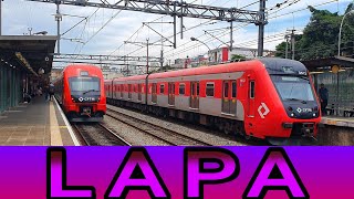 CPTM | Movimentação de trens na estação lapa(4K) #396