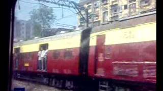 Approaching Mumbai CST station. Video from My Phone.