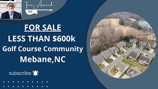 GOLF Course HOMES FOR SALE – 504 Sam Snead, Mebane, NC