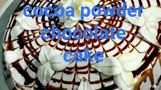 cocoa powder chocolate cake without oven no egg