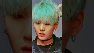 Rambut hijau Suga yang sangat tampan#suga #minyoongi #agustd #bts #btsarmy