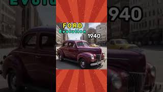 Evolução dos automóveis Ford