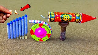 Diwali Rocket vs Ground Spinner Amazing Experiment | रॉकेट का क्या होगा 🤔 ?