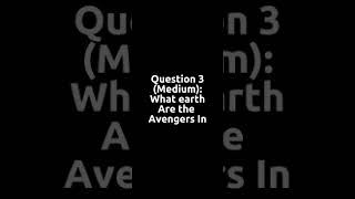 Marvel Trivia Part 1