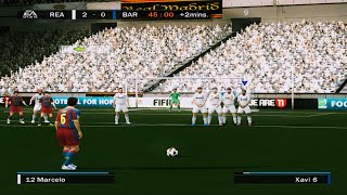 FIFA 11 Real Madrid vs Barcelona PS2/ PCSX2 Gameplay | Retro FIFA FHD 1080p