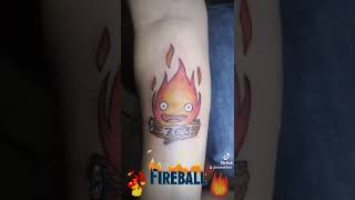 Fireball #tattoo #coloredtattoo #fire #fireball #fireballtattoo #firetattoo #ytshorts #tiktok