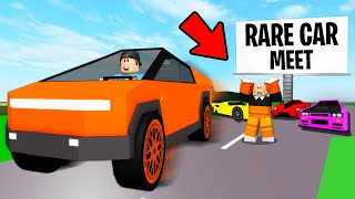 I Hosted CAR MEET To Steal RARE CARS in Brookhaven RP!!