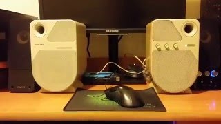 Creative T20 Series II vs. old computer Encore P-401 speakers 160 W pmpo