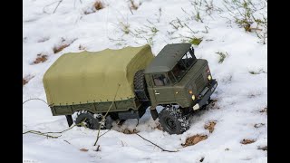 Gaz 66 / ГАЗ 66 & winter off-road - RC scale truck [Cross RC GC4] part 3