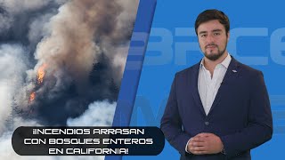 ¡Incendios arrasan con bosques enteros en California!