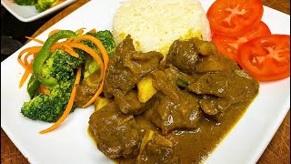 Jamaican Style Curried Goat // How to make authentic Curry Goat 🇯🇲