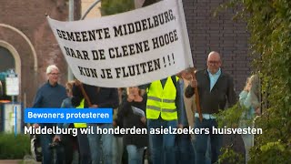 Middelburg wil honderden asielzoekers huisvesten, bewoners protesteren | Hart van Nederland