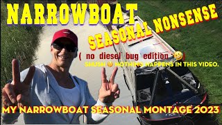 NARROWBOAT - SEASONAL MONTAGE 2023 #narrowboat #canal #waterways