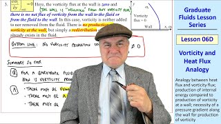 Graduate Fluids Lesson 06D: Vorticity and Heat Flux Analogy