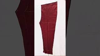 ladies pant trouser cutting || easy method of pant trouser cutting #viral #shorts #sewing