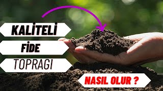 kaliteli fide toprağı nasıl hazırlanır fide şaşırtma nasıl yapılır