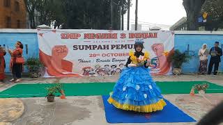 SMP Negeri 3 Binjai Mengadakan Lomba Fashion Show Recycle