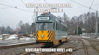 Helsingin Raitioliikenteen Hinausvaunu H-1 ja NRV1 #45