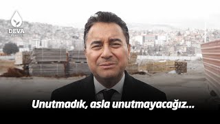 Unutmadık, unutmayacağız… 6 Şubat’ta ihmallere kurban verdiğimiz her bir canımızı rahmetle anıyorum.