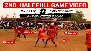 18 EMOYENI | MAJOR 1 FC 🆚 SWIDI WODWA FC 2ND HALF | KASI DISKI TO THE WORLD | DISKCAST | SEDIBENG