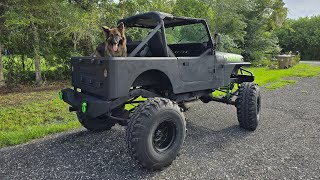 PART 2 "RubiKong" 1989 Jeep Wrangler YJ V8 FOR SALE walk around & HOW-TO get in and out of the beast