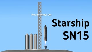 Starship SN15 | Spaceflight Simulator #sfs #spacex #sn15 #viral