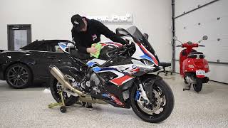 BMW M 1000 RR Paint Protection Film Installation