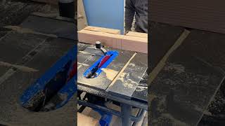 Can you make half laps on a table saw? Sure can! #woodworking #carpentery #diy