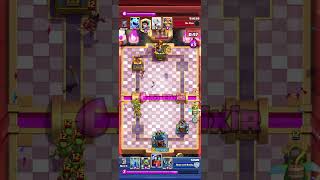 Clash Royale: Sparky shots through heavy defense