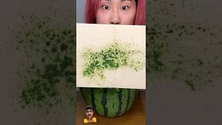 She is removing watermelon peel #challenge #music #viral #viralvideo #shorts #reaction #watermelon