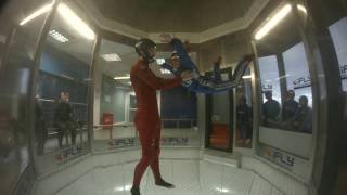 iFLY Milton Keynes Monica & instructor solo 6 Jan 2018 vid1