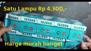 unboxing lampu LED murah di toko online