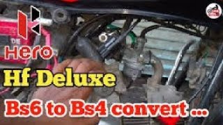 How To Fit Carburetor In HF Deluxe BS6 /Carburetor Fitting Kaise Karen In Hero Hf deluxe bs6 #viral