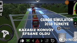 LOJİSTİĞİMİZ KAZA YAPMADAN GİTTİ BİZLERİ ŞAŞIRTTI CARGO SİMULATOR 2019 TÜRKİYE 😮😮😮