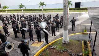 21 de Octubre 2023/ 4049/ Presidencia. Practica de la Banda de Guerra.